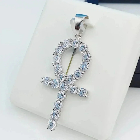 "925 Sterling Silver Cubic Zirconia Pendant, UU1P6A6002 - Picture 8 of 10